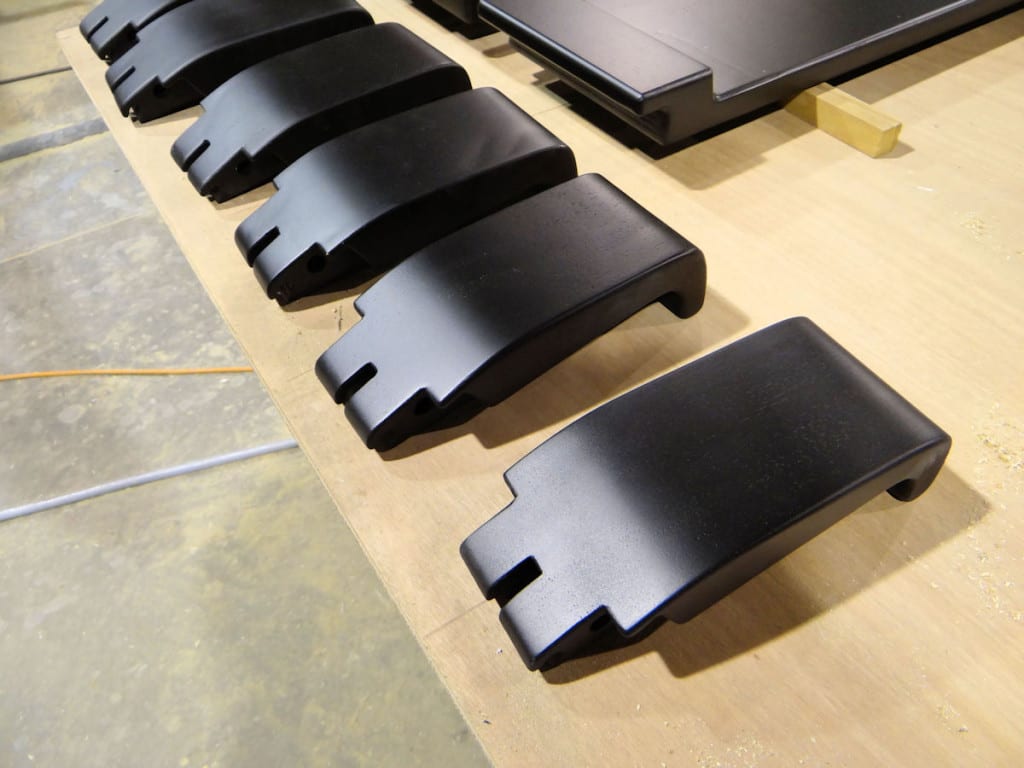 Prototype poignées peintes